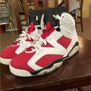 Jordan 6s carmines . Firm on price . Size 11 men’s